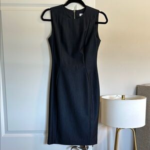 [Calvin Klein] Navy Sheath Dress